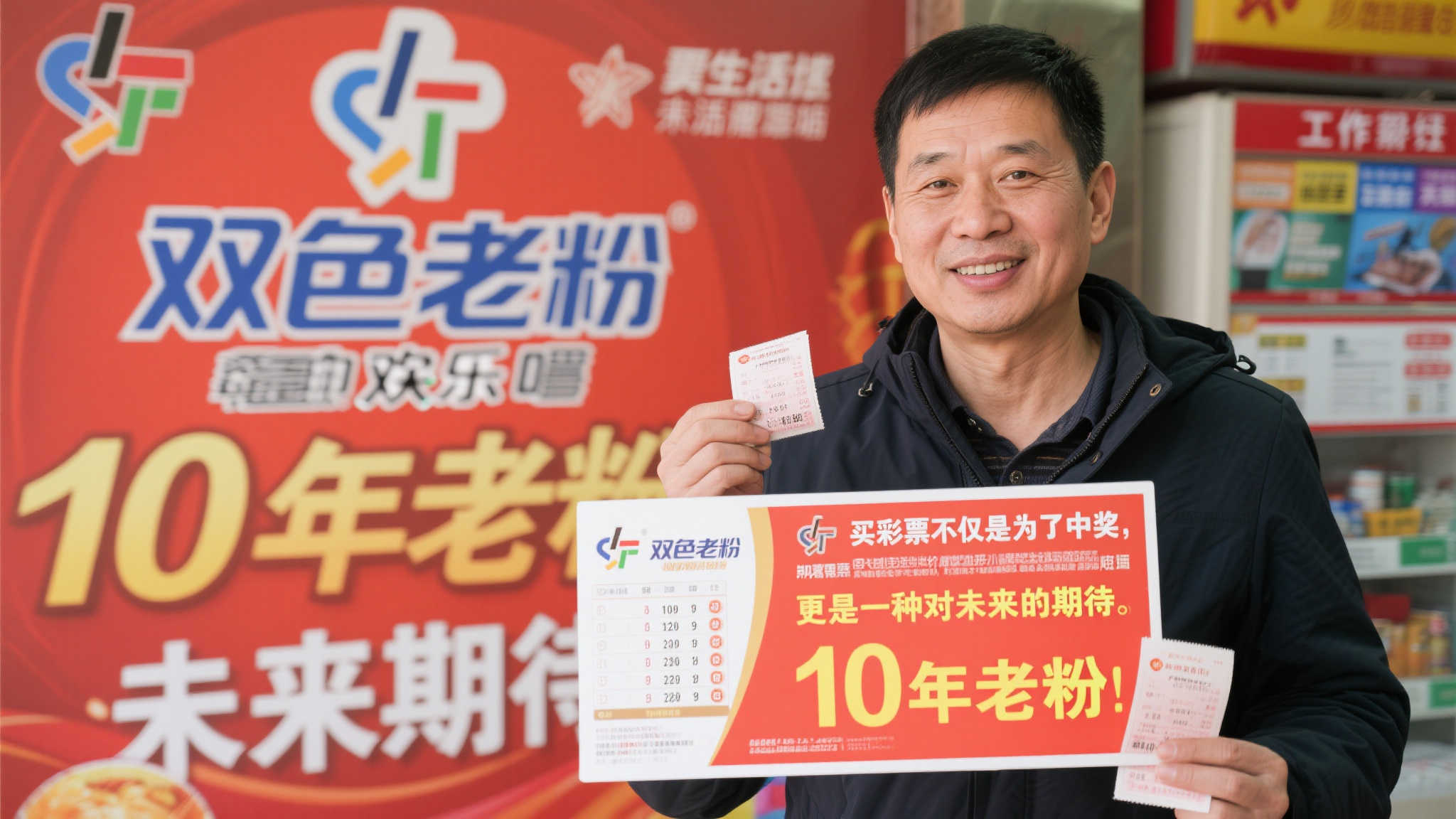 10年忠实彩民喜中双色球561万 热情邀亲友共圆彩票梦